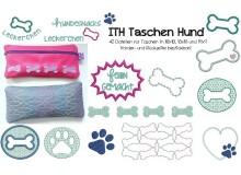 ITH Stickserie - Zipper Taschen "Hund"